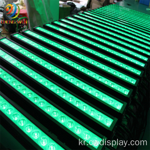 방수 18pcs RGBW 4in1 LED 벽 세탁기 광